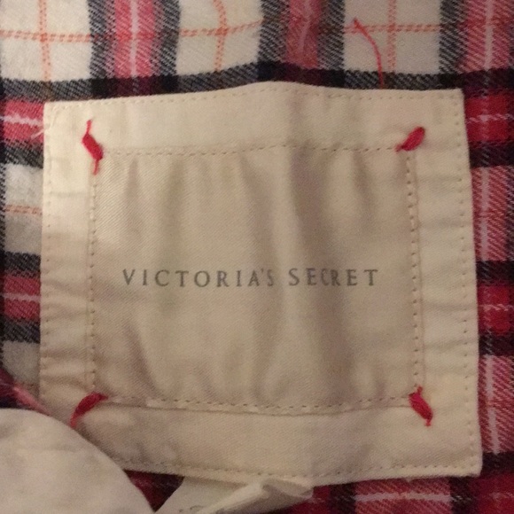 SOLD VICTORIAS SECRET 2 pc Plaid Pajama Set Sz Med - Picture 4 of 8